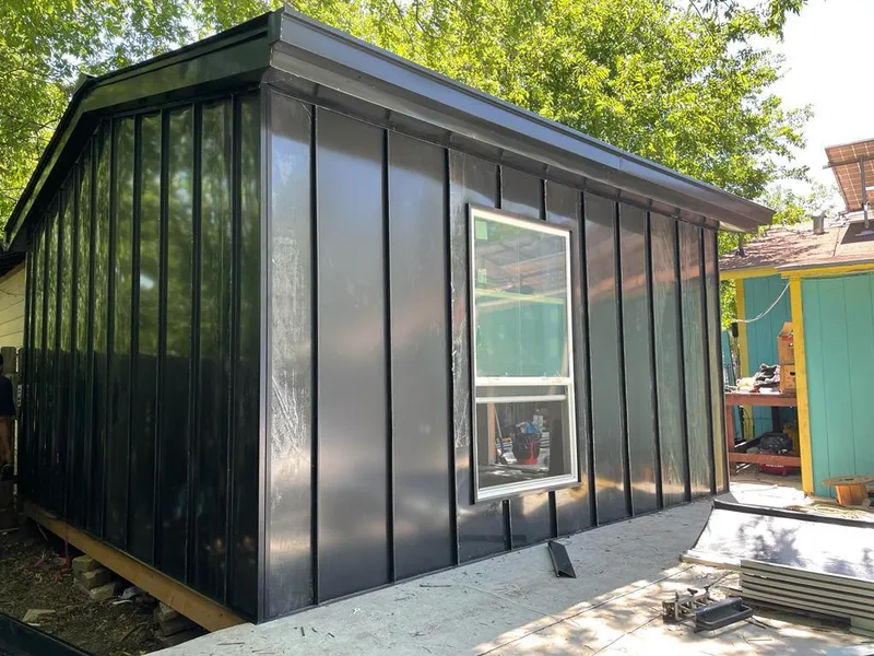 Black standing seam metal wall panels for Roof Inspection in Avra Valley